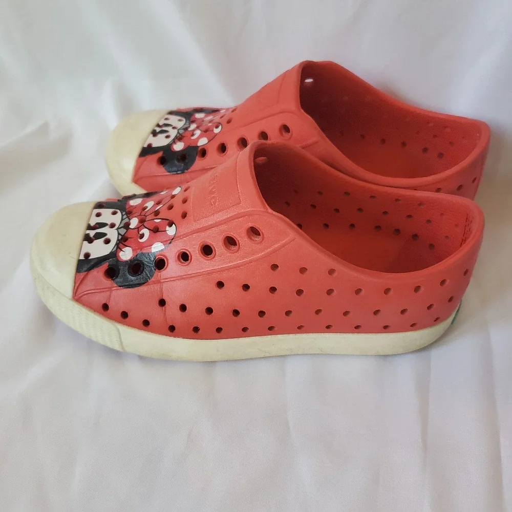 Kids Disney Park Minnie Mouse Native‎ Shoes Size C12